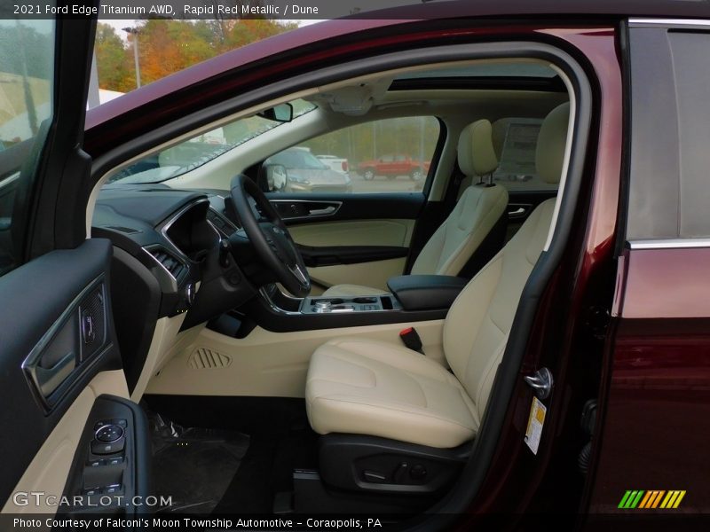  2021 Edge Titanium AWD Dune Interior