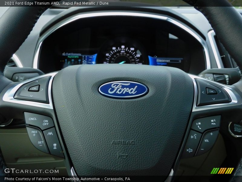 2021 Edge Titanium AWD Steering Wheel