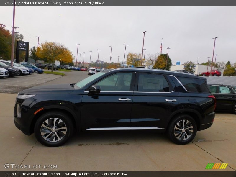 Moonlight Cloud / Black 2022 Hyundai Palisade SEL AWD