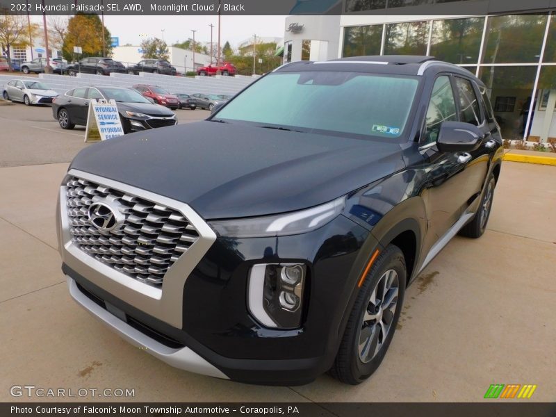 Moonlight Cloud / Black 2022 Hyundai Palisade SEL AWD