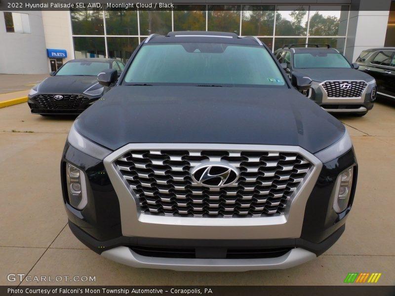 Moonlight Cloud / Black 2022 Hyundai Palisade SEL AWD