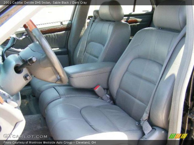 Sable Black / Dark Gray 2001 Cadillac DeVille DHS Sedan