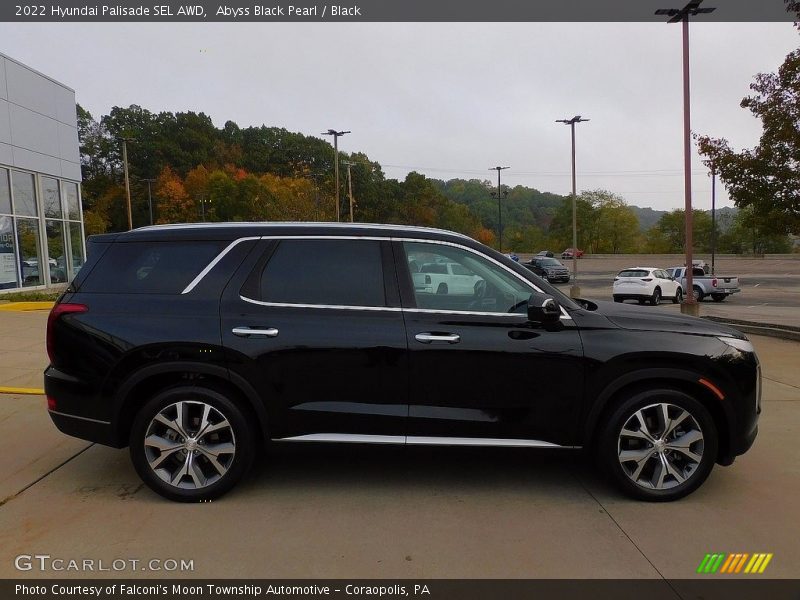 Abyss Black Pearl / Black 2022 Hyundai Palisade SEL AWD