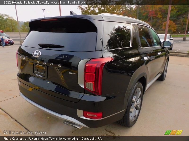 Abyss Black Pearl / Black 2022 Hyundai Palisade SEL AWD