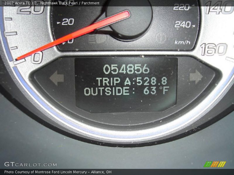 Nighthawk Black Pearl / Parchment 2007 Acura TL 3.2
