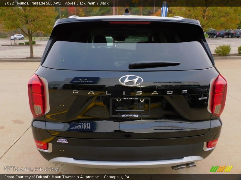 Abyss Black Pearl / Black 2022 Hyundai Palisade SEL AWD