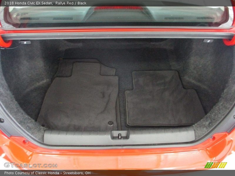 Rallye Red / Black 2018 Honda Civic EX Sedan