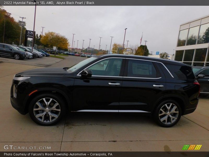 Abyss Black Pearl / Black 2022 Hyundai Palisade SEL AWD