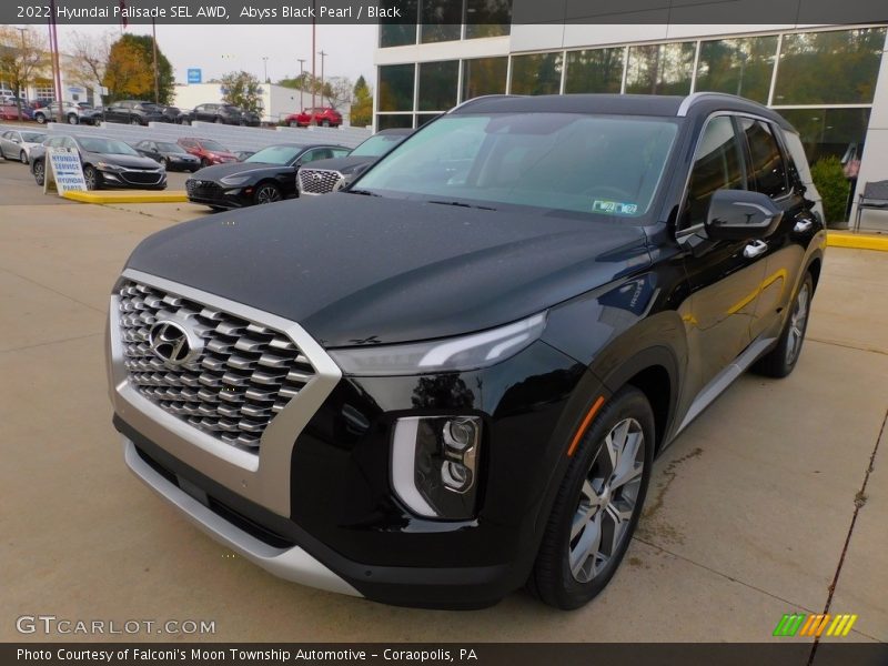 Abyss Black Pearl / Black 2022 Hyundai Palisade SEL AWD