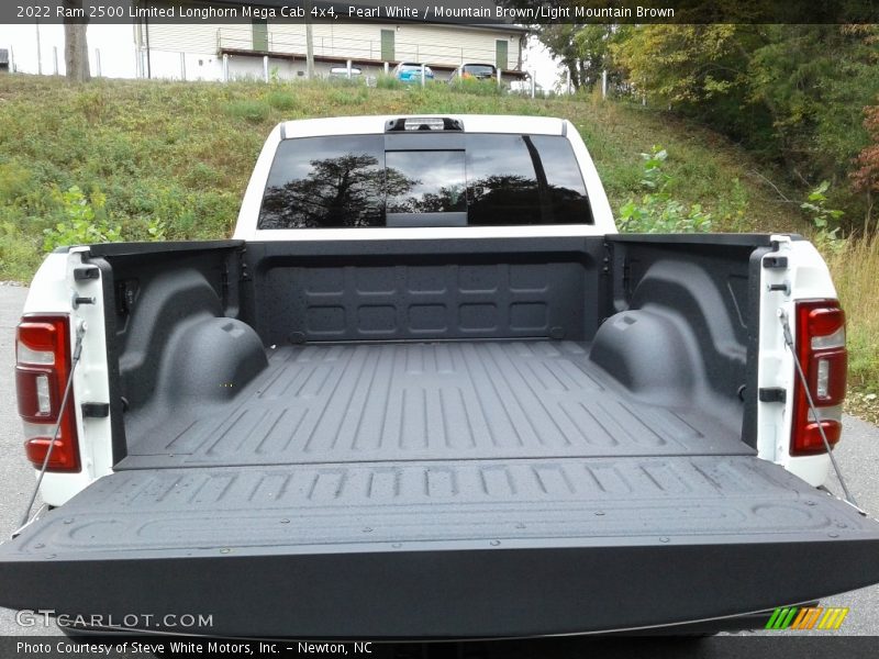 Pearl White / Mountain Brown/Light Mountain Brown 2022 Ram 2500 Limited Longhorn Mega Cab 4x4