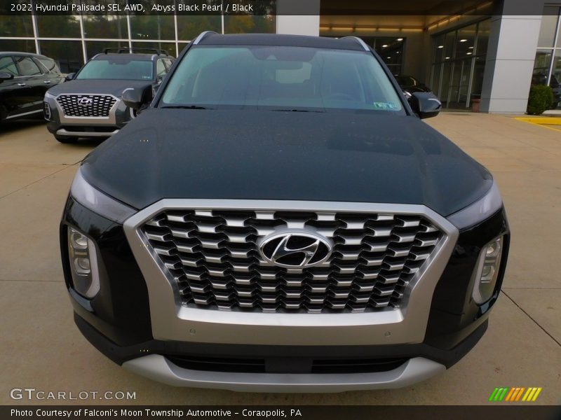 Abyss Black Pearl / Black 2022 Hyundai Palisade SEL AWD