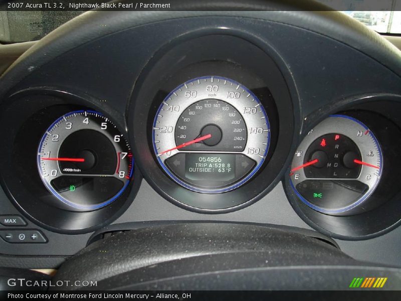 Nighthawk Black Pearl / Parchment 2007 Acura TL 3.2