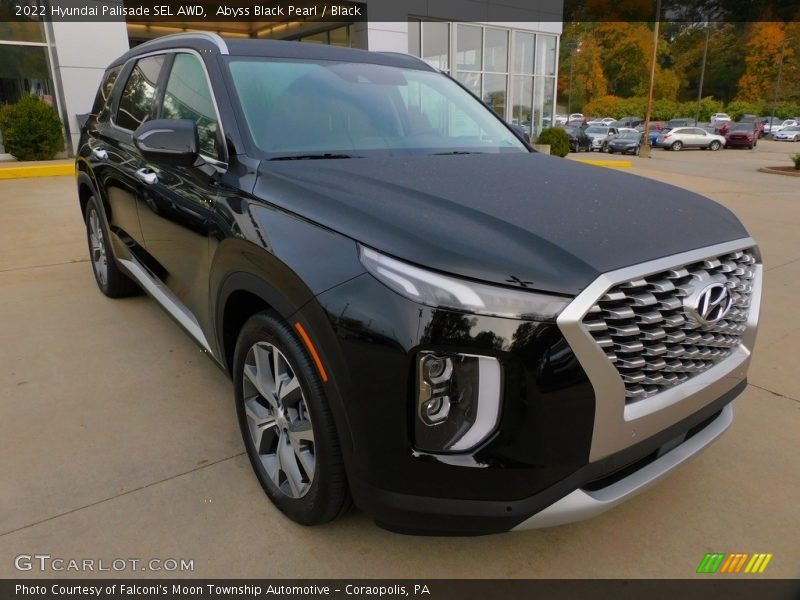 Abyss Black Pearl / Black 2022 Hyundai Palisade SEL AWD