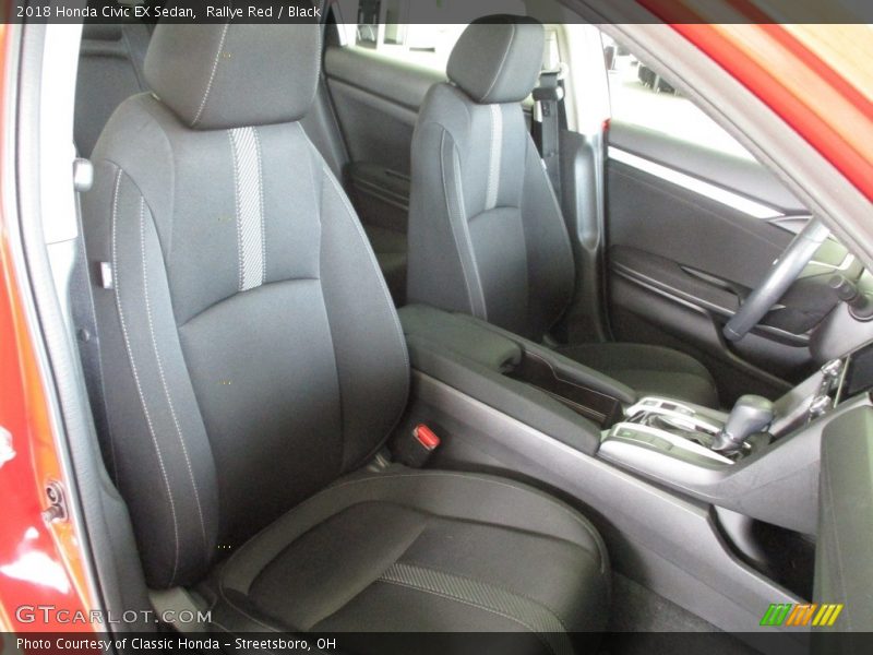 Rallye Red / Black 2018 Honda Civic EX Sedan