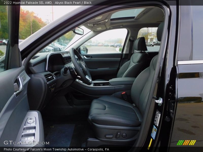 Abyss Black Pearl / Black 2022 Hyundai Palisade SEL AWD