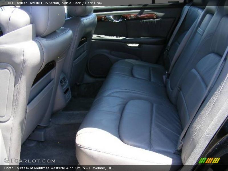 Sable Black / Dark Gray 2001 Cadillac DeVille DHS Sedan