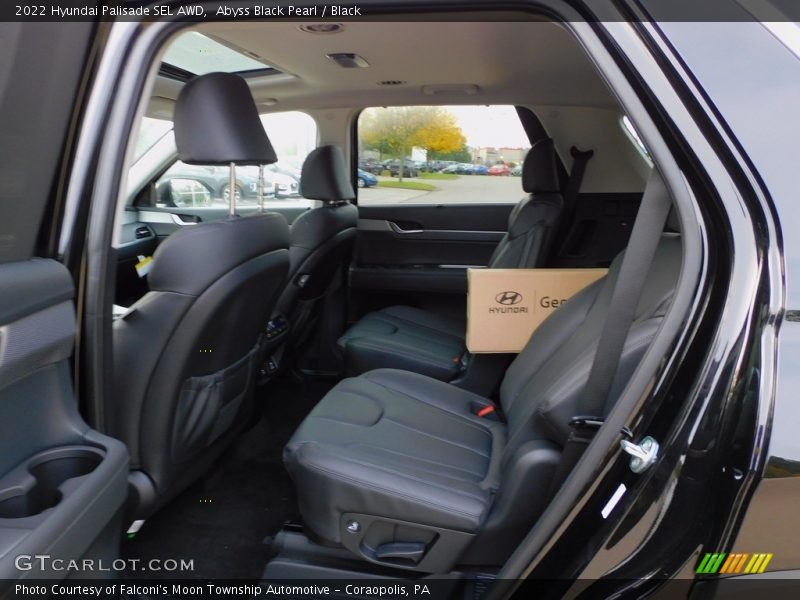 Abyss Black Pearl / Black 2022 Hyundai Palisade SEL AWD