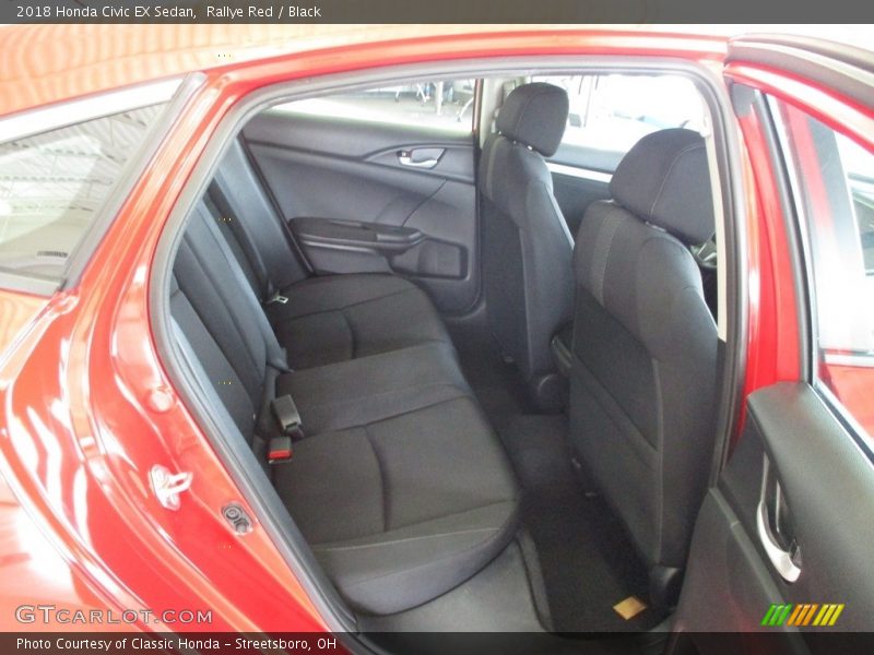 Rallye Red / Black 2018 Honda Civic EX Sedan