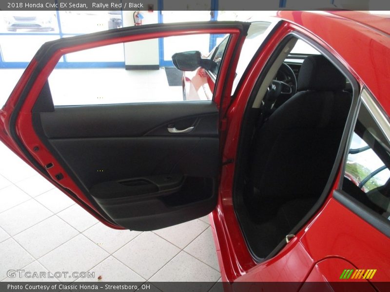 Rallye Red / Black 2018 Honda Civic EX Sedan