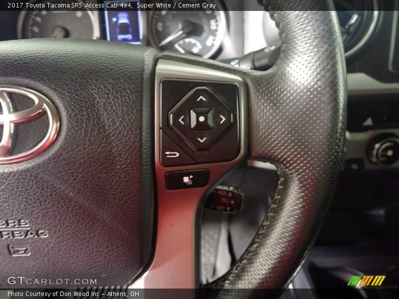 Super White / Cement Gray 2017 Toyota Tacoma SR5 Access Cab 4x4