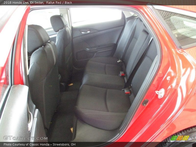 Rallye Red / Black 2018 Honda Civic EX Sedan