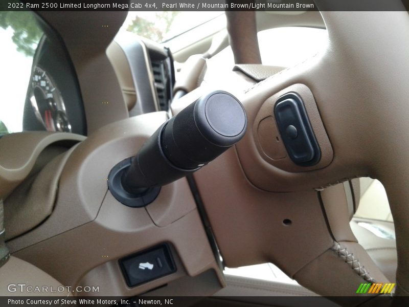 Pearl White / Mountain Brown/Light Mountain Brown 2022 Ram 2500 Limited Longhorn Mega Cab 4x4