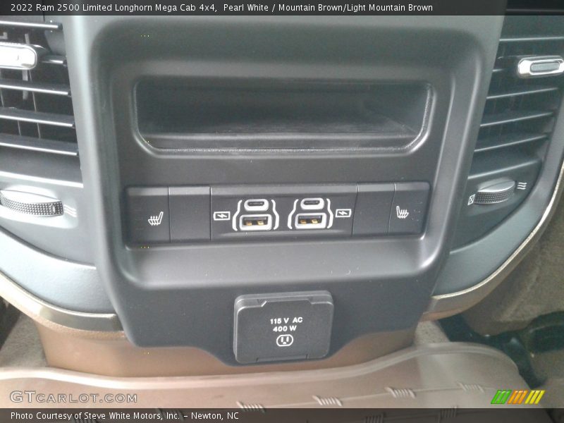 Pearl White / Mountain Brown/Light Mountain Brown 2022 Ram 2500 Limited Longhorn Mega Cab 4x4