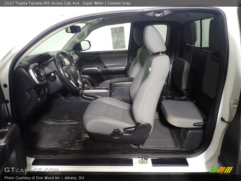 Super White / Cement Gray 2017 Toyota Tacoma SR5 Access Cab 4x4