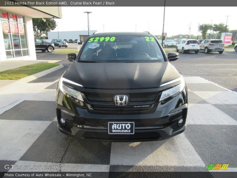 Crystal Black Pearl / Black 2022 Honda Pilot Black Edition AWD