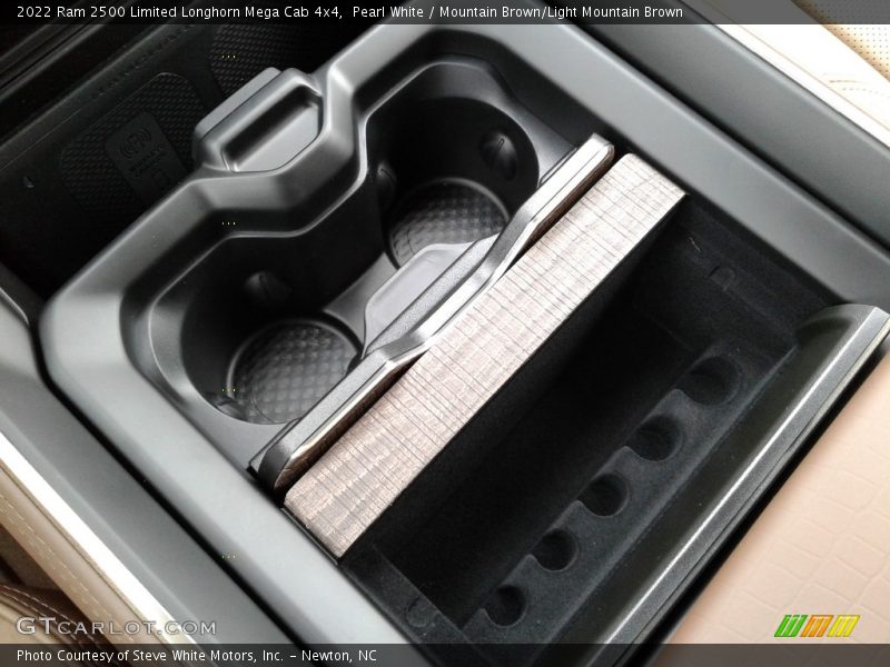 Pearl White / Mountain Brown/Light Mountain Brown 2022 Ram 2500 Limited Longhorn Mega Cab 4x4
