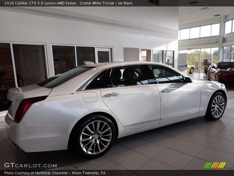 Crystal White Tricoat / Jet Black 2018 Cadillac CT6 3.6 Luxury AWD Sedan