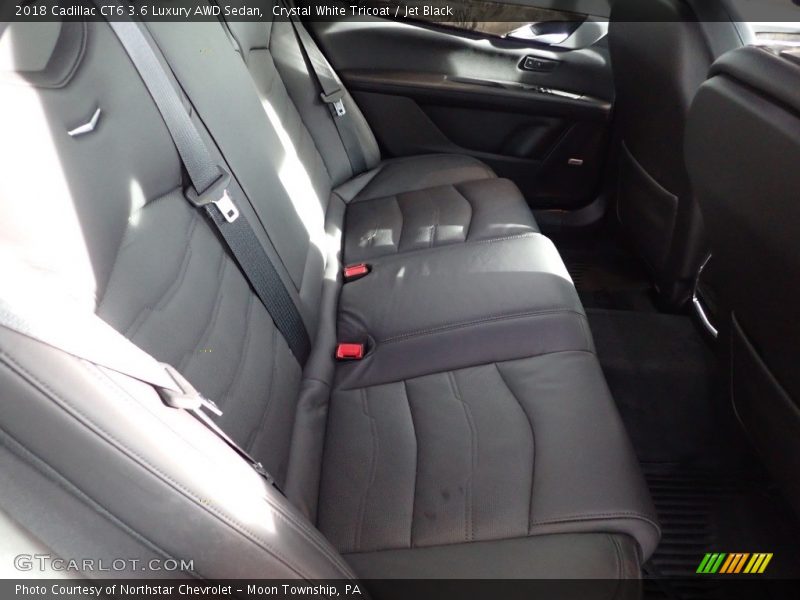 Crystal White Tricoat / Jet Black 2018 Cadillac CT6 3.6 Luxury AWD Sedan