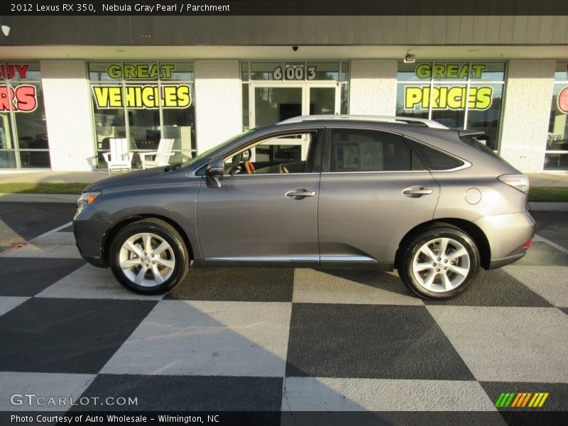 Nebula Gray Pearl / Parchment 2012 Lexus RX 350