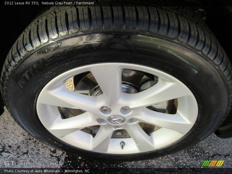 Nebula Gray Pearl / Parchment 2012 Lexus RX 350