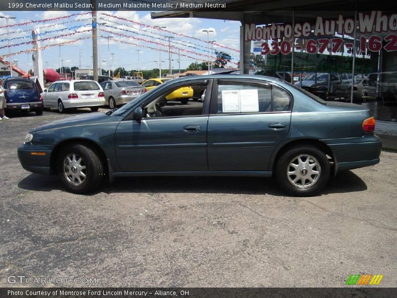Medium Malachite Metallic / Medium Neutral 1999 Chevrolet Malibu Sedan