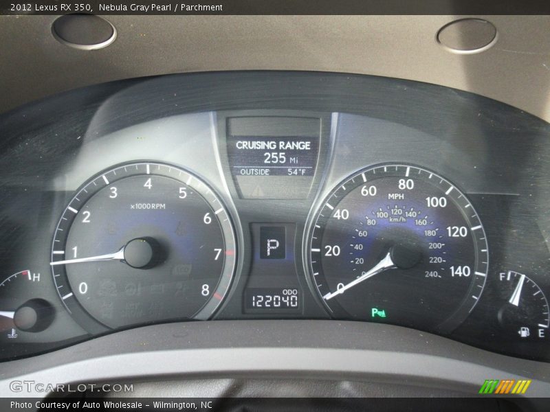 Nebula Gray Pearl / Parchment 2012 Lexus RX 350