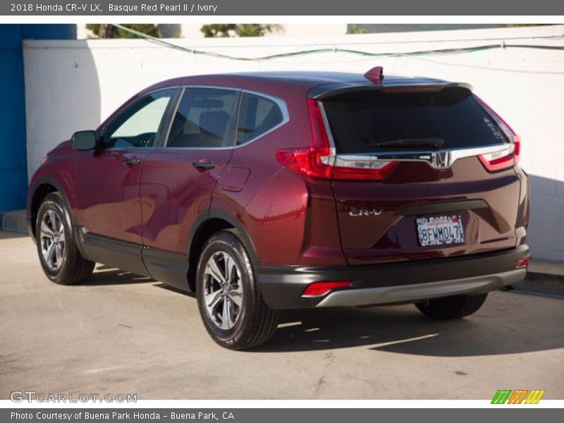 Basque Red Pearl II / Ivory 2018 Honda CR-V LX