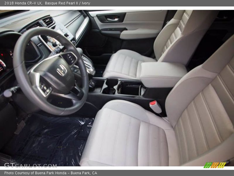 Basque Red Pearl II / Ivory 2018 Honda CR-V LX