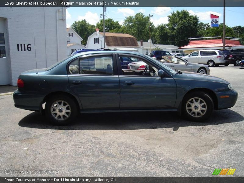 Medium Malachite Metallic / Medium Neutral 1999 Chevrolet Malibu Sedan