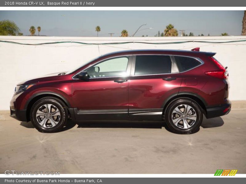 Basque Red Pearl II / Ivory 2018 Honda CR-V LX