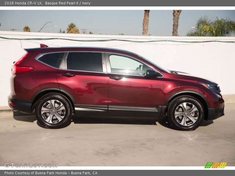 Basque Red Pearl II / Ivory 2018 Honda CR-V LX