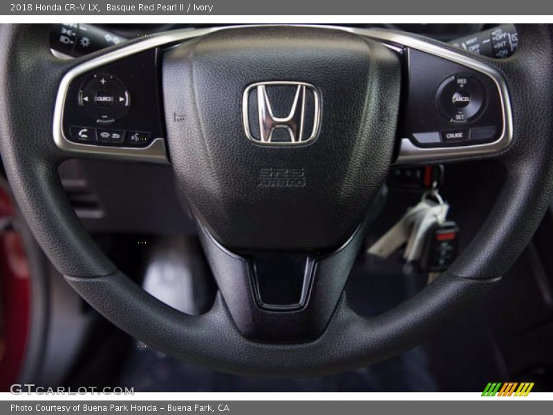 Basque Red Pearl II / Ivory 2018 Honda CR-V LX