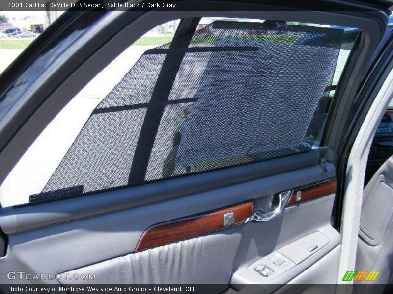 Sable Black / Dark Gray 2001 Cadillac DeVille DHS Sedan