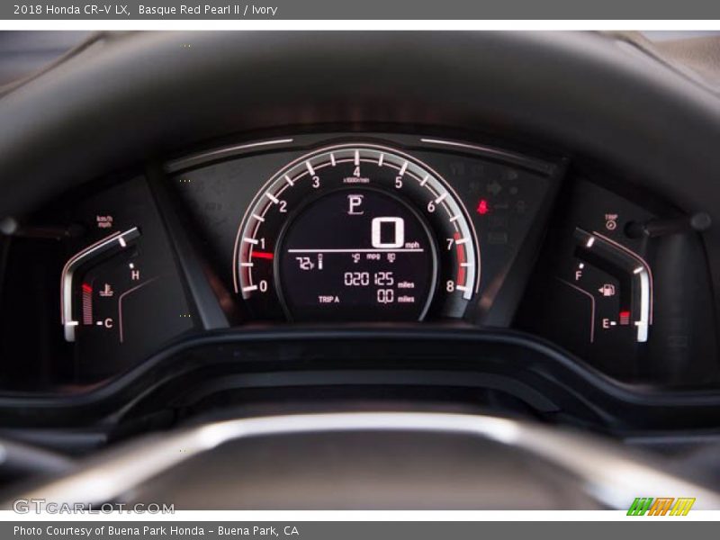 Basque Red Pearl II / Ivory 2018 Honda CR-V LX