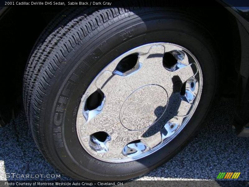 Sable Black / Dark Gray 2001 Cadillac DeVille DHS Sedan
