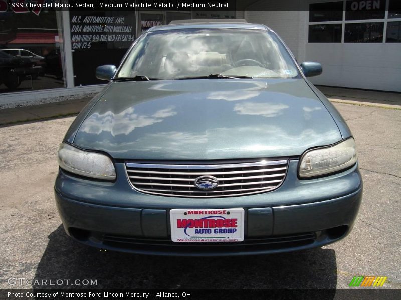 Medium Malachite Metallic / Medium Neutral 1999 Chevrolet Malibu Sedan