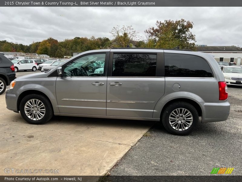 Billet Silver Metallic / Black/Light Graystone 2015 Chrysler Town & Country Touring-L