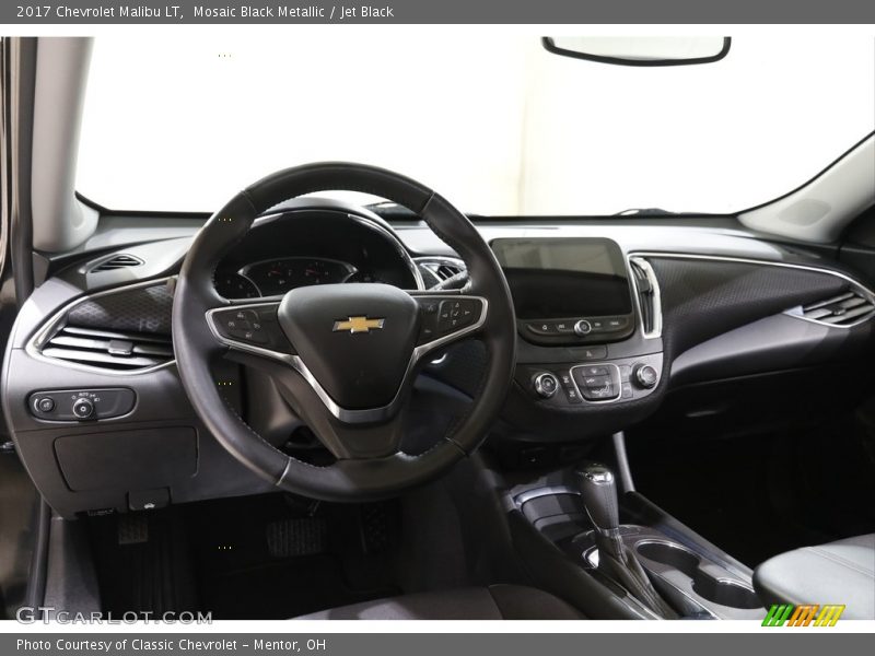 Mosaic Black Metallic / Jet Black 2017 Chevrolet Malibu LT