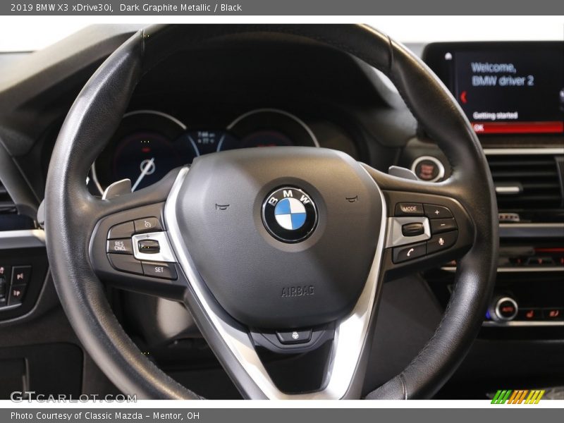 Dark Graphite Metallic / Black 2019 BMW X3 xDrive30i