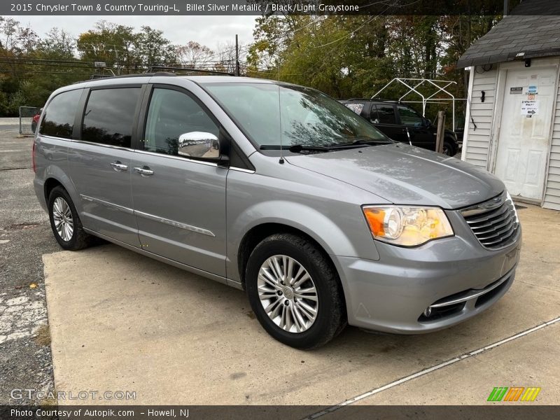 Billet Silver Metallic / Black/Light Graystone 2015 Chrysler Town & Country Touring-L